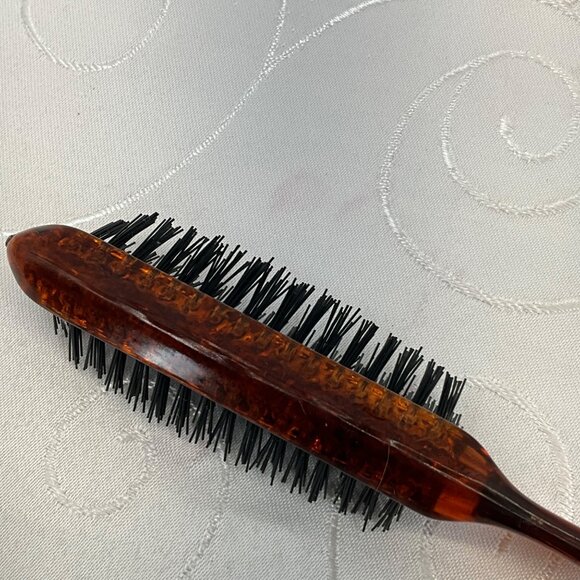 Vintage Hair Brush With Faux Tortoiseshell Handle & Nylon Bristles - Picture 5 of 5
